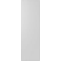 Ekena Millwork 18 W 47 H True Fit PVC seoska kuća ravna ploča kombinacija fiksnih kapaka za montiranje, Raisin Brown