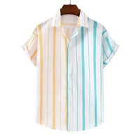 Pedort havajska košulja za muškarce Polo majice za muškarce kratki rukav Golf ovratnik geometrija grafika