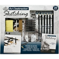 Royal & Langnickel Art Instructor Set za skiciranje, 20pc