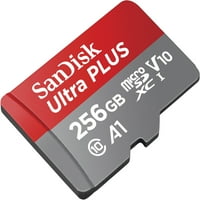 SanDisk 256GB ultra® plus microSD UHS-I memorijska kartica - klasa 10, V10- SDSQUB3-256G-ANCMA