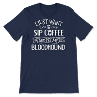 Smiješni Bloodhound pas i majica za kafu - gutljaj i kućni ljubimac