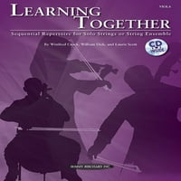 Učenje zajedno: sekvencijalni repertoar za solo žice ili gudački ansambl, knjiga i CD