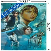 Star Wars: nova nada - proslavi zidni poster sa push igle, 14.725 22.375