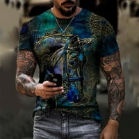 Aloohaidyvio majice za muškarce, Muška Unise dnevna majica grafički Print kratki rukavi vrhovi Casual