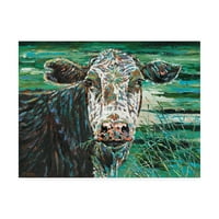 Zaštitni znak likovne umjetnosti 'močvarna krava II' platno umjetnost carolee vitatatti