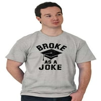 Slomio kao šala College Lifestyle Funny muške grafički T Shirt Tees Brisco Brands M