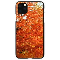 CASICTINKINK Torbica za iPhone Pro - Custom Ultra tanka tanka tvrda crna plastična pokrov - narančasta jesenji lišće