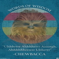 Star Wars: Saga - Chewbacca Citat zidni poster, 14.725 22.375