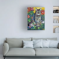 Robert Phelps Art 'Garden Cat' Canvas Art