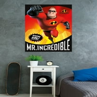 Disney Pixar Incredibles - G. Nevjerovatni zidni poster, 22.375 34