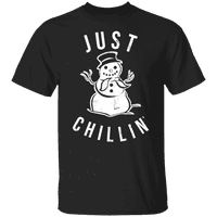 Grafička Amerika Svečani božićni odmor samo Chillin snjegović Muška grafička majica