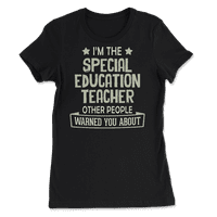 Smiješna Majica Nastavnika Za Specijalno Obrazovanje-Upozorila Vas Na