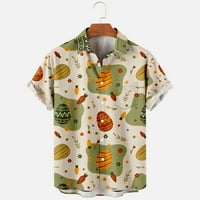 Uskršnja zečja jaja stilski uzorak Tshirt Muška udobna slatka majica za muškarce