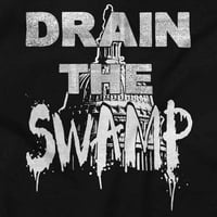 Drain Swamp Trump politički citat dukserica s kapuljačom žene muškarci Brisco brendovi 2x