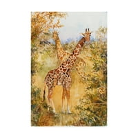Zaštitni znak likovne umjetnosti' Žirafe ' platno Art Joanne Porter