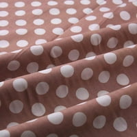 Haljine u Roliyen Maxi za žene V-izrez Ležerne prilike ljetna točka cvjetno tiskane haljine bez rukava bez rukava
