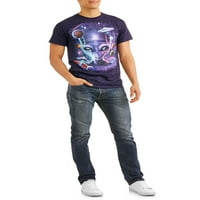 Humor muški vanzemaljac u svemirskoj modnoj grafičkoj majici kratkih rukava, do veličine 2XL