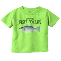 Gill McFinn prugasti bas ribar dječak djevojčica majica majica za dojenčad mališan Brisco marke 4T