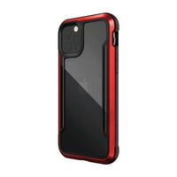 Case Raptic Shield kompatibilan sa iPhone Pro Case, zaštitom od upijanja udara, izdržljiv aluminijumski okvir, testirano padom 10ft, uklapa se iphone pro, crveni