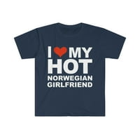 Ljubav Hot Norveška djevojka unise majica S-3XL Dan zaljubljenih Norveška