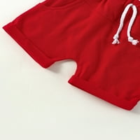 Inevnen Baby Boys Outfits kratki rukav Stars Stripes Print T-shirt sa šorc