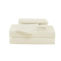 Cannon Heritage Solid Ivory Queen Sheet Set