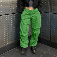 Fvwitlyh pantalone za žene pencil suknje za žene Casual materijal za trenirke ženske Plus Size vezane