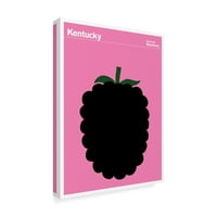 Zaštitni znak likovne umjetnosti' Kentucky Blackberry ' Canvas Art by Print Collection - umjetnik