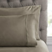 Hotel Style Thread Count Taupe Queen Set Posteljine