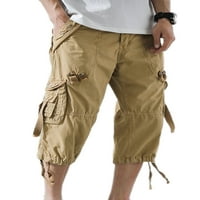 Sanviglor Muške Pantalone Srednjeg Struka Donji Deo Elastične Pantalone Baggy Loungewear Teret Mornarsko