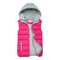 Ketyyh-Chn Women Winter Parka kaput Solidni modni poslovni elegantan kaput Jesen kaput vruće ružičaste,
