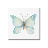 Stupell Industries elegantni Plavi Leptir insekt životinja Akvarelni efekat slika Galerija umotana platnena
