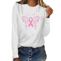 iFshaion lijepa leptir traka Puzzle ženska košulja borba protiv raka dojke dan svijesti dukserica roze