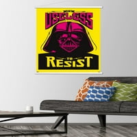 Star Wars: Saga - Beskorisno odoljeti zidnom posteru sa drvenim magnetskim okvirom, 22.375 34