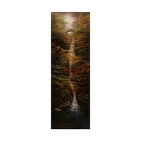 Židobrana likovna umjetnost 'Fall Waterfall' platnena umjetnost Bill Makinson