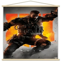 Call of Duty: Black Ops - Ruševina Ključni umjetnički zidni poster sa drvenim magnetskim okvirom, 22.375