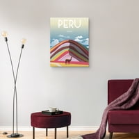Peru od strane Omar Escalante platno Art Print