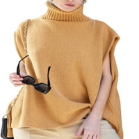 Ženski Y2K džemper sa rukavom bez rukava rebrasti pleteni pulover Tank Tops Osnovni tanki kroj Top Kintwear