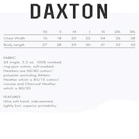 Daxton Premium Thirt sićušna srca Detaljne majice kratkih rukava - 3pk snop