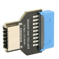 Adapter za prednji Panel, USB C Adapter za zaglavlje u širokoj upotrebi široka aplikacija izdržljiva stabilna