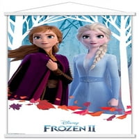 Disney Frozen - Duo zidni poster sa drvenim magnetskim okvirom, 22.375 34