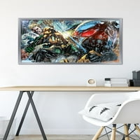 Comics - Aquaman - Aquaman vs. Black MANTA zidni poster, 22.375 34