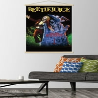 Beetlejuice - grobni zidni poster sa drvenim magnetskim okvirom, 22.375 34
